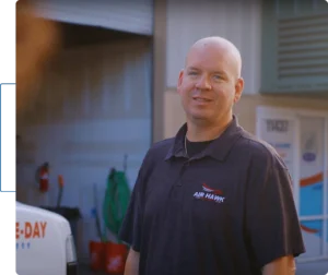 An Air Hawk Heating And Cooling technician